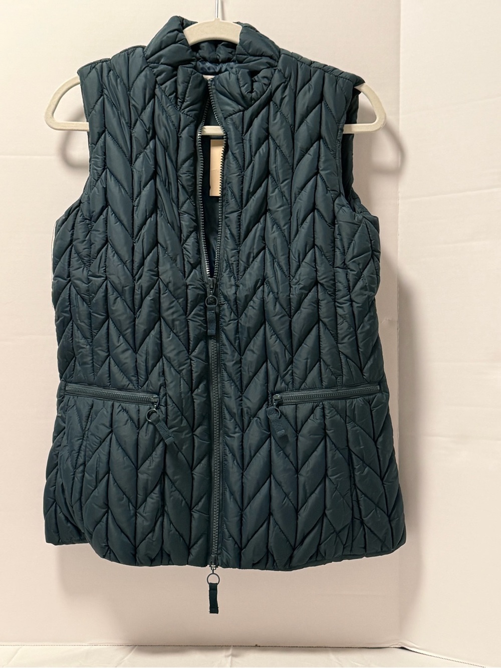 Coldwater Creek Quilted Sleeveless Puffer Vest - Dark Teal